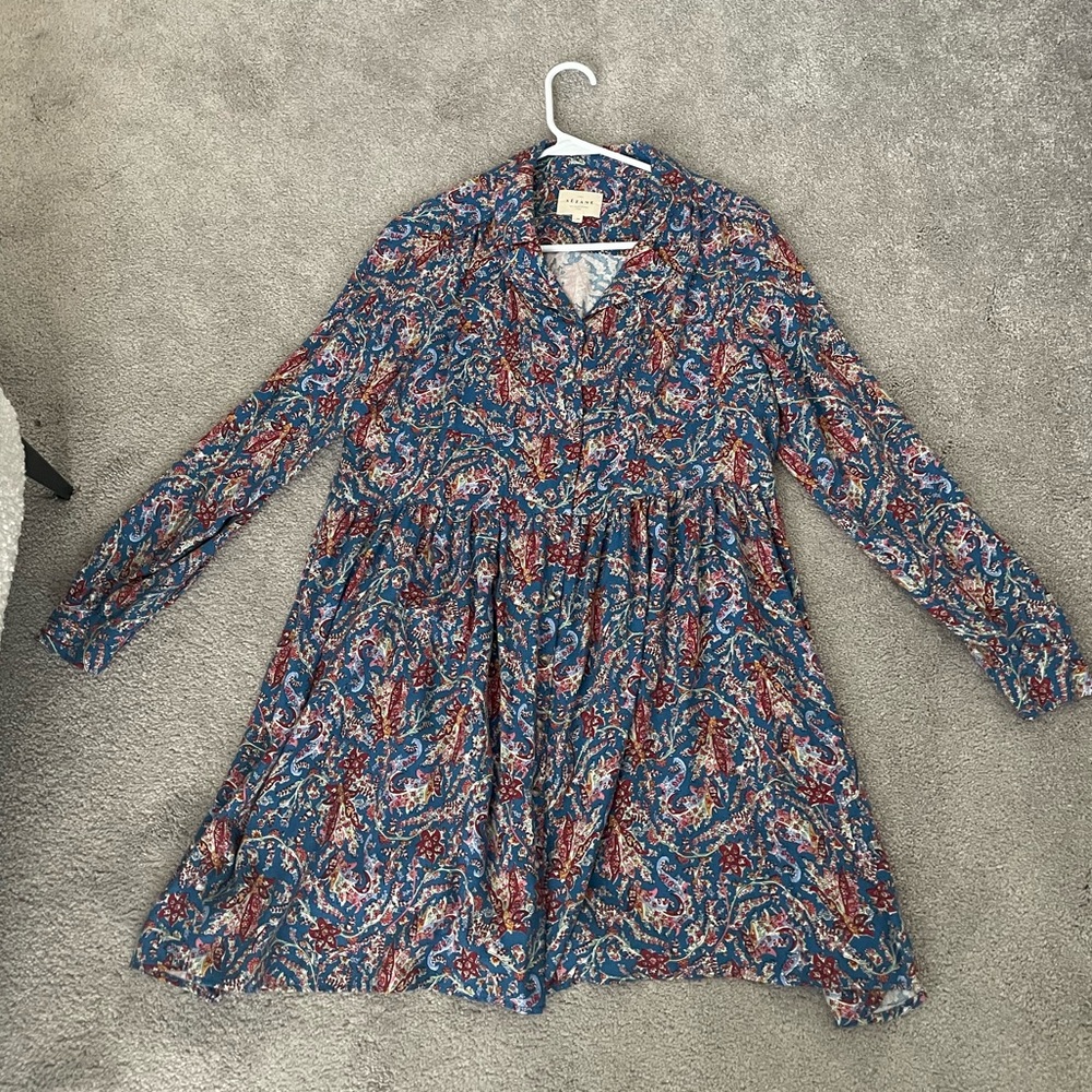 Sezane Paisley Dress